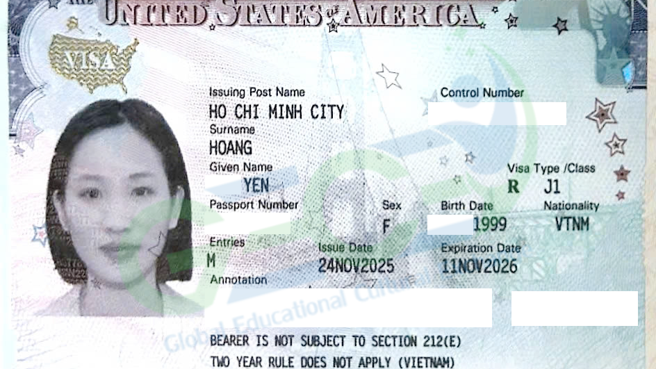 Hoàng Thị Yến-visa
