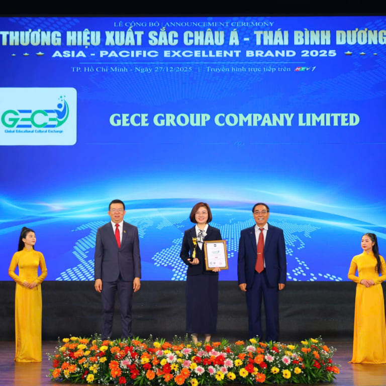 GECE GROUP lọt Top 10 tổ chức giao lưu Kết nối Văn hoá, Giáo dục châu Á